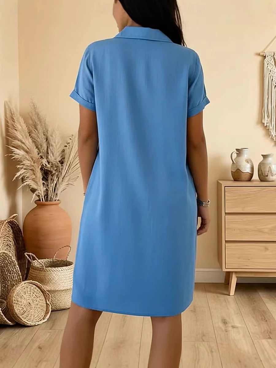 Sophia | Elegant White Midi Dress for Women 7