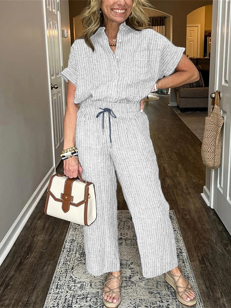 Sophia | Matching Top and Trousers Set for Effortless Elegance 1