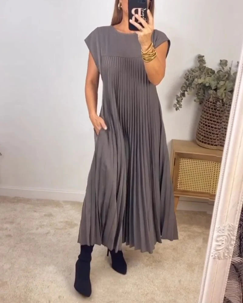 Sophia | Summer Midi Dress for Women in White 1