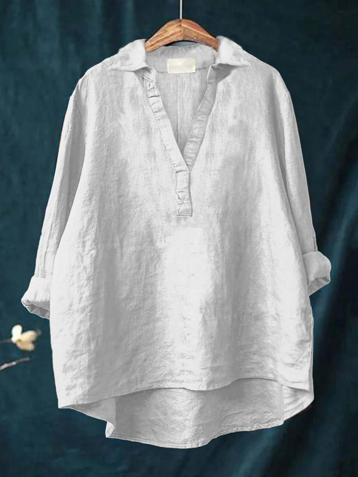 Sophia | White Blouse for Women, Effortless Summer Top 8