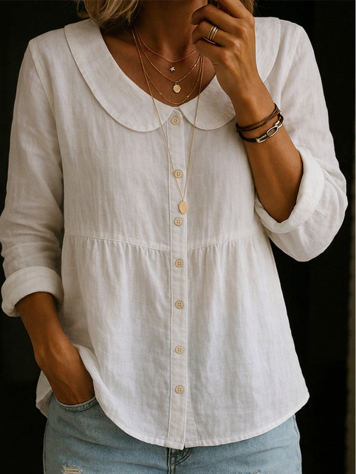 Penelope | Blouse with Elegant Collar