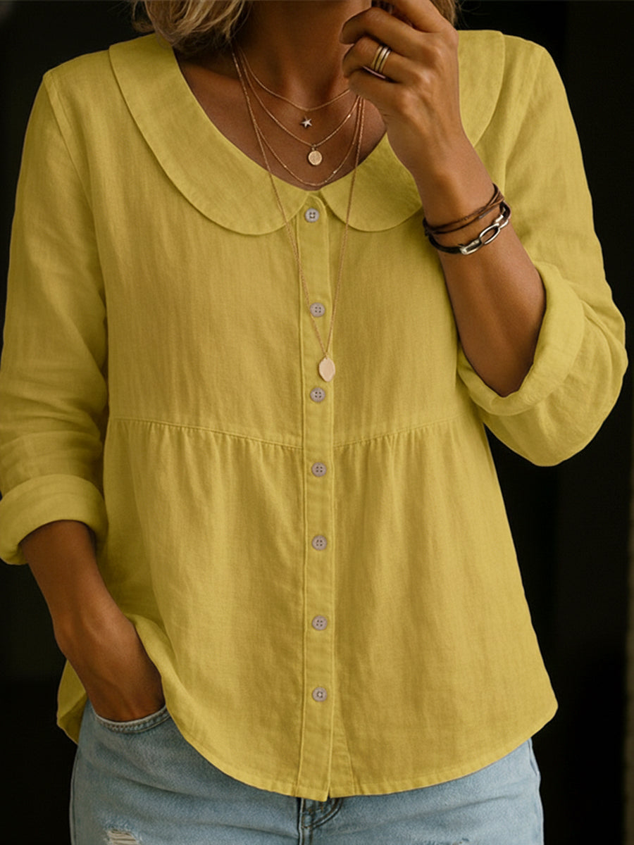Penelope | Blouse with Elegant Collar