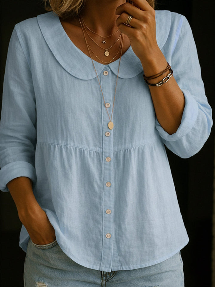 Penelope | Blouse with Elegant Collar