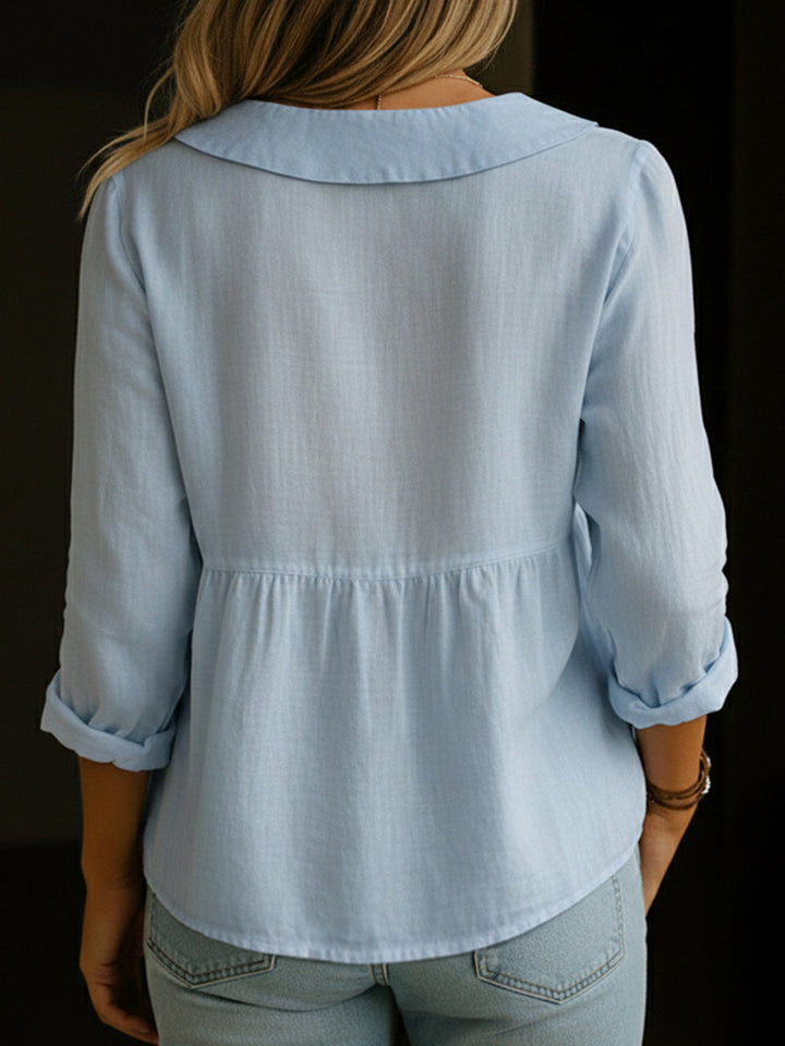 Penelope | Blouse with Elegant Collar