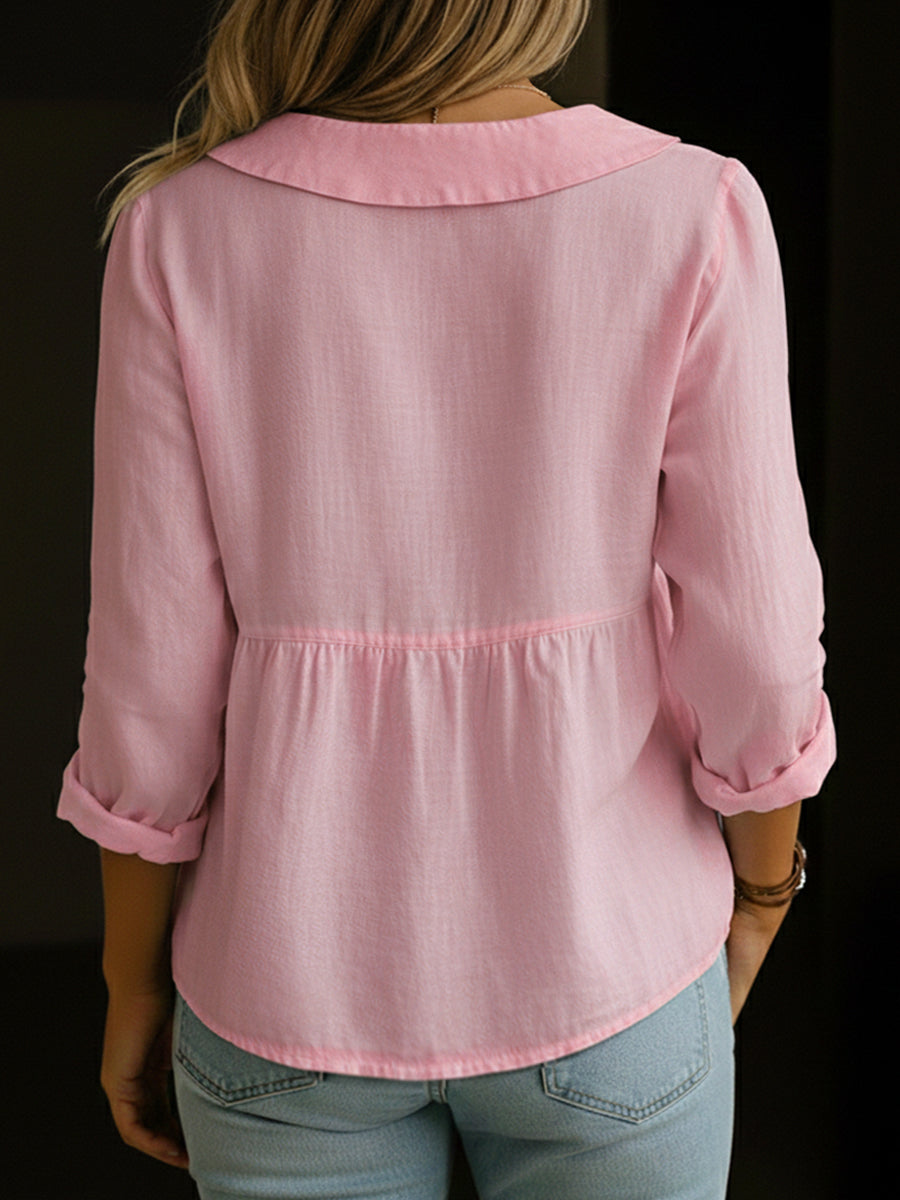 Penelope | Blouse with Elegant Collar