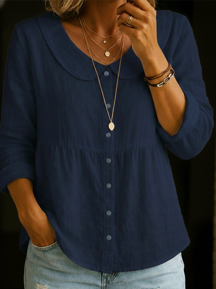 Penelope | Blouse with Elegant Collar