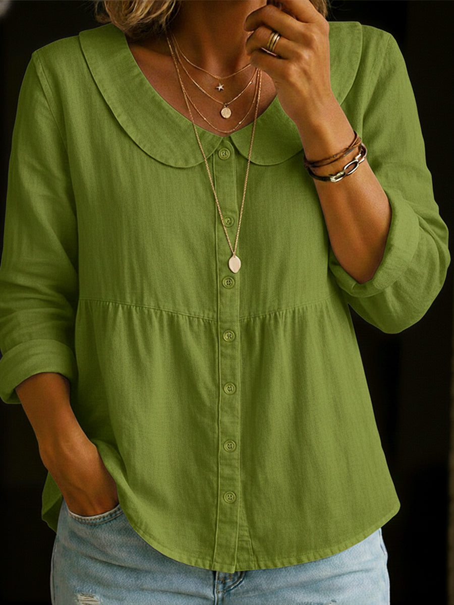 Penelope | Blouse with Elegant Collar