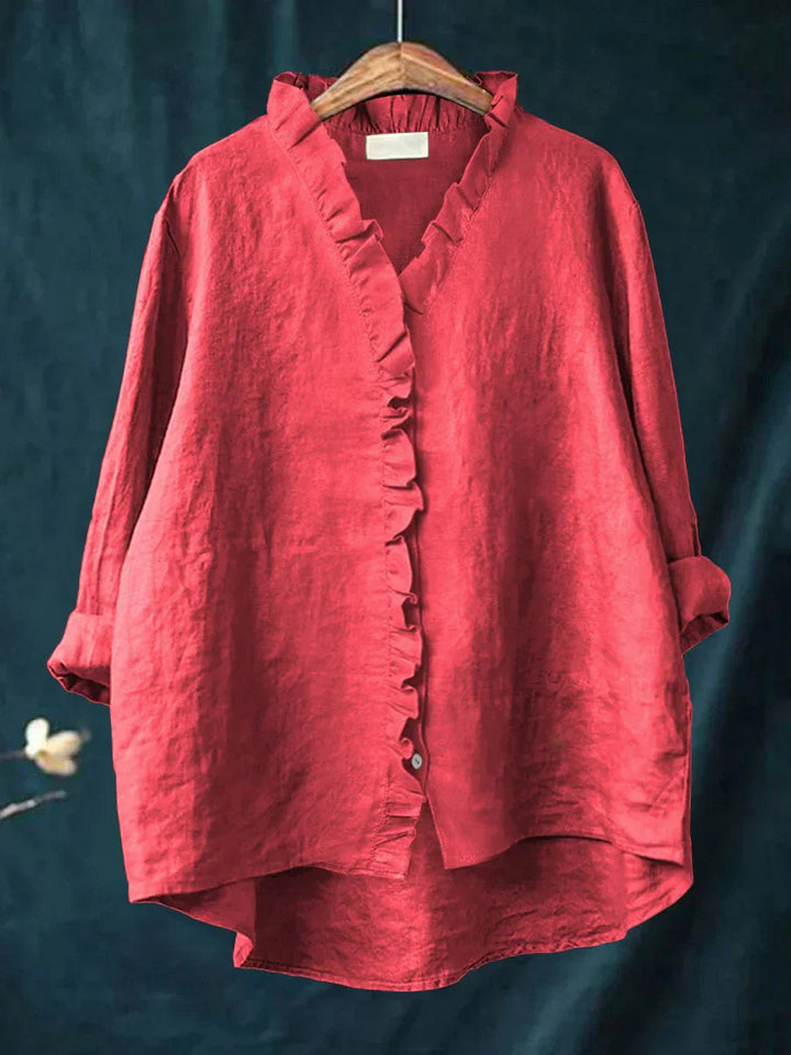 Aurora | Blouse with Ruffle Detail