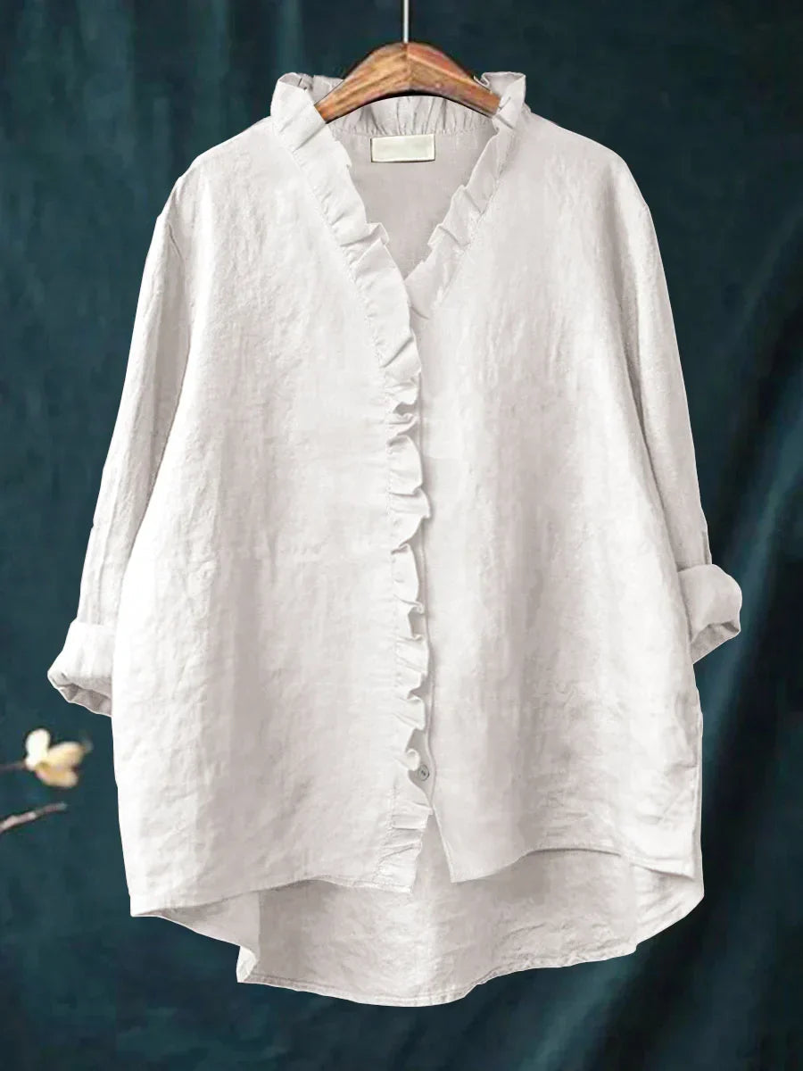 Aurora | Blouse with Ruffle Detail