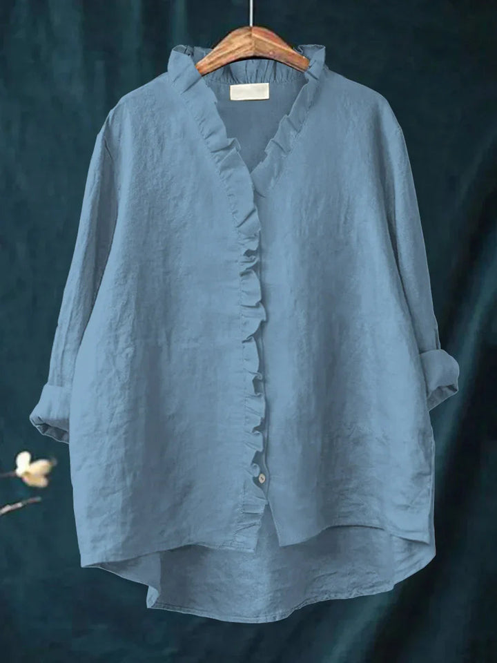 Aurora | Blouse with Ruffle Detail