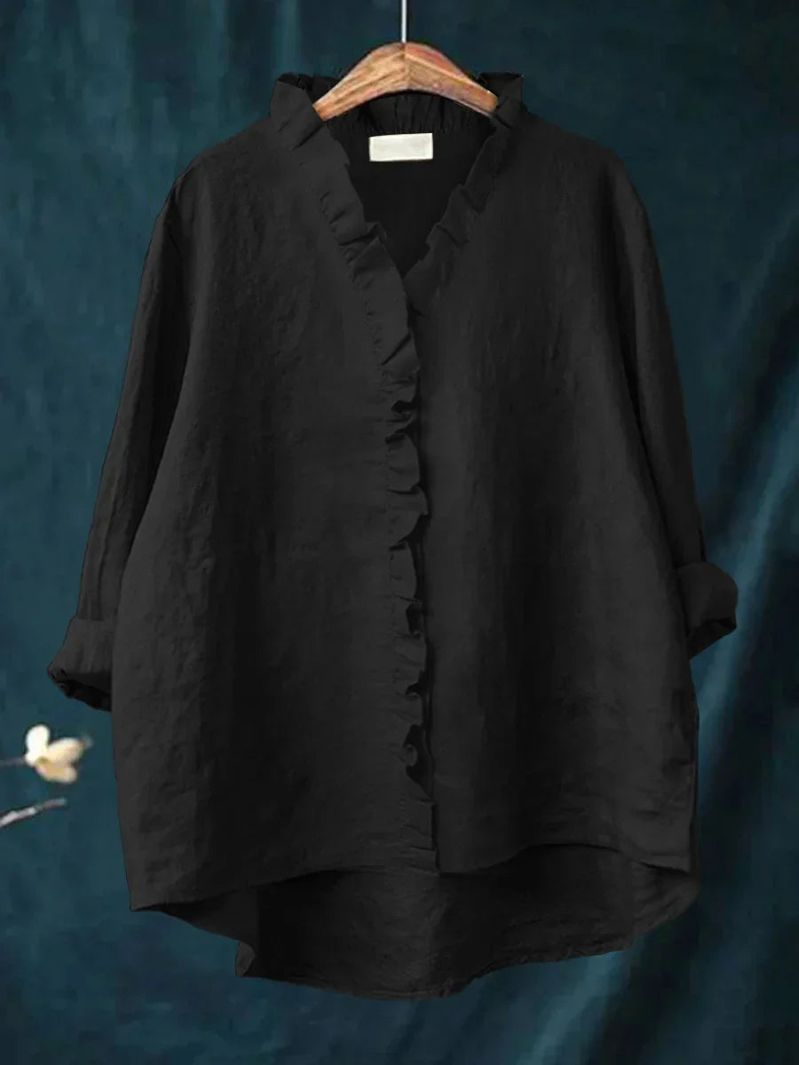 Aurora | Blouse with Ruffle Detail