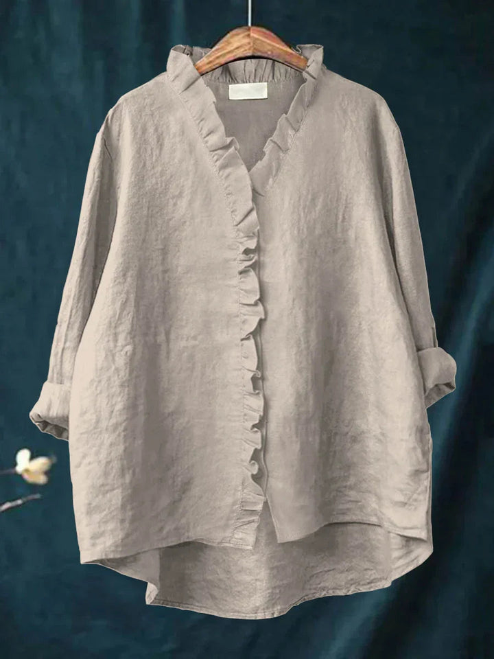Aurora | Blouse with Ruffle Detail