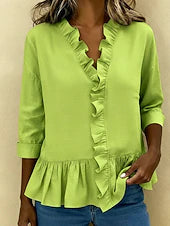 Sophia | White Silk Blouse for Women 0