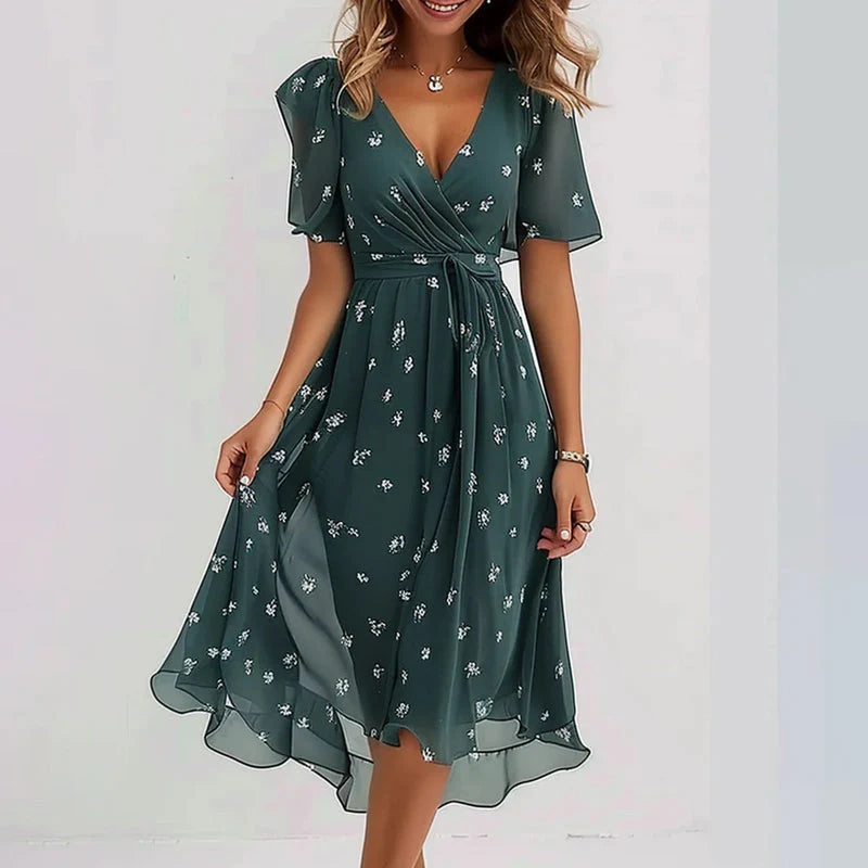 Sophia | White Summer Dress for Wedding Guests 1