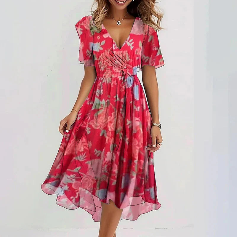 Sophia | White Summer Dress for Wedding Guests 2