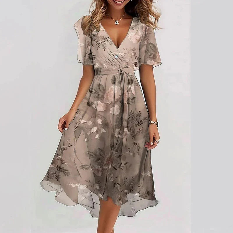 Sophia | White Summer Dress for Wedding Guests 3