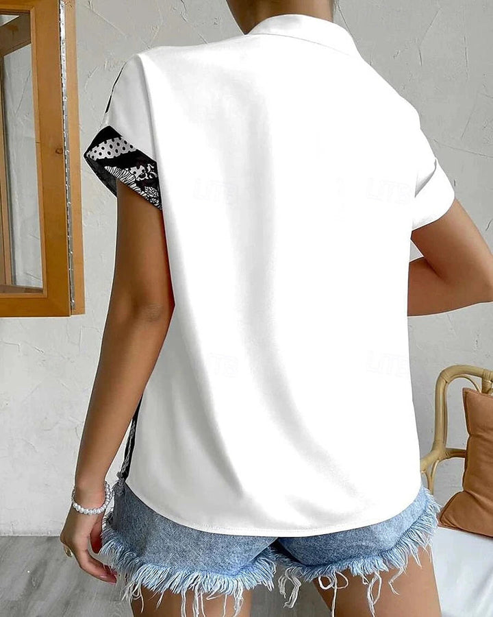 Sophia | Women's White Blouse 7