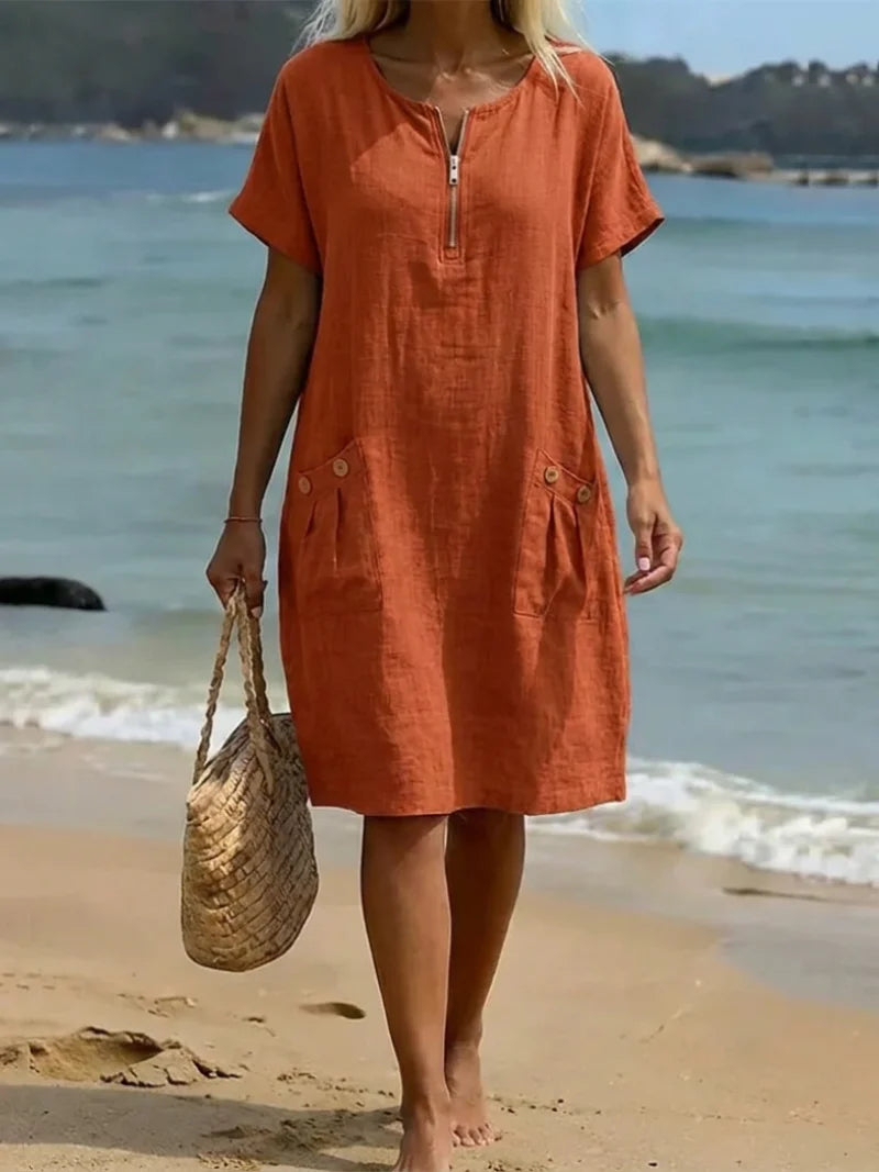 Teresa | Dress with zipper 1