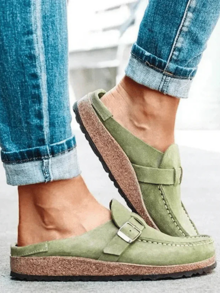 Valencia | Elegant Suede Clogs for Women