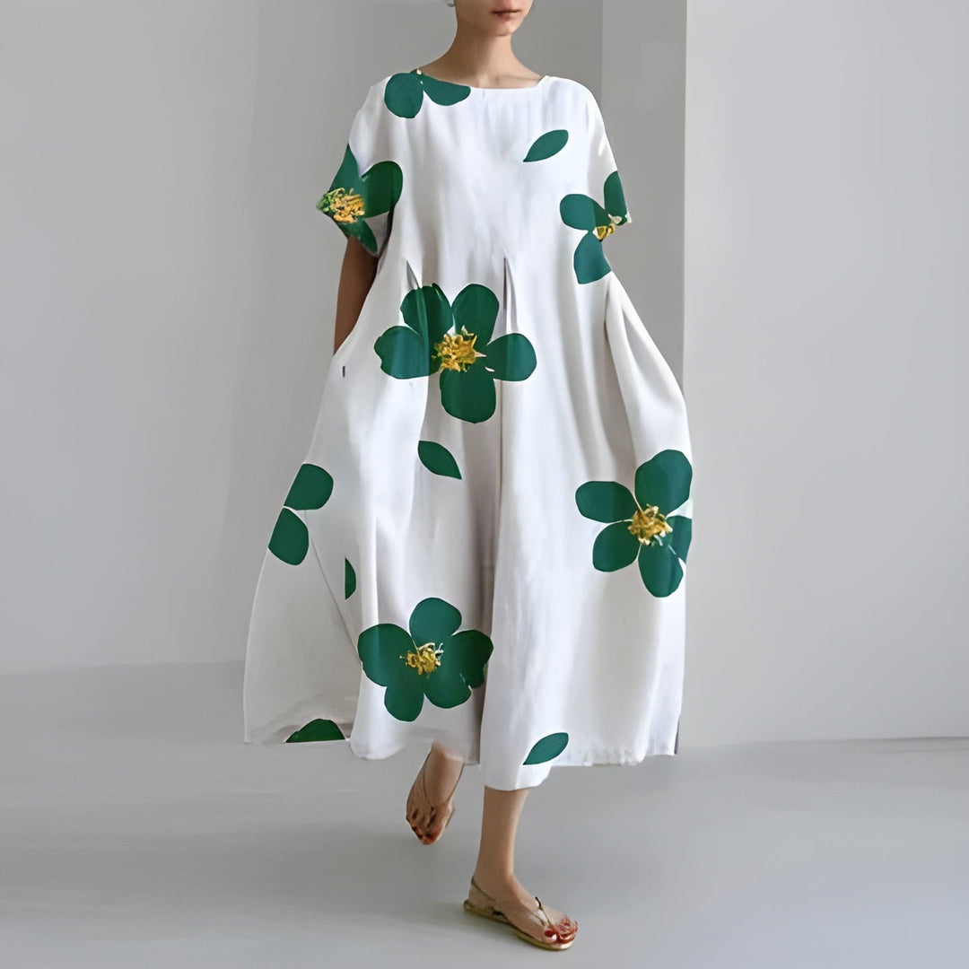 Zara™ | Elegant Floral Print Dress 1