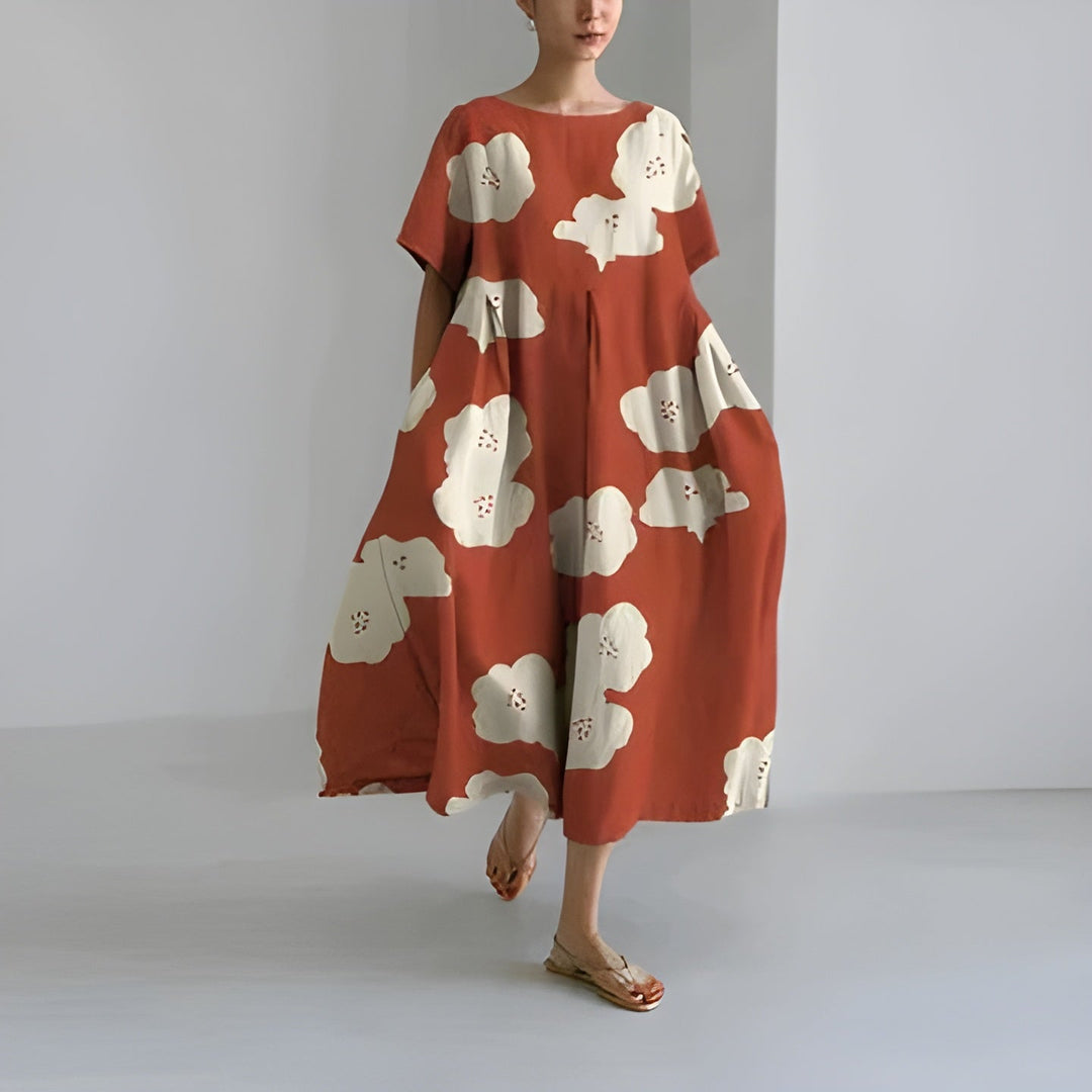 Zara™ | Elegant Floral Print Dress 4