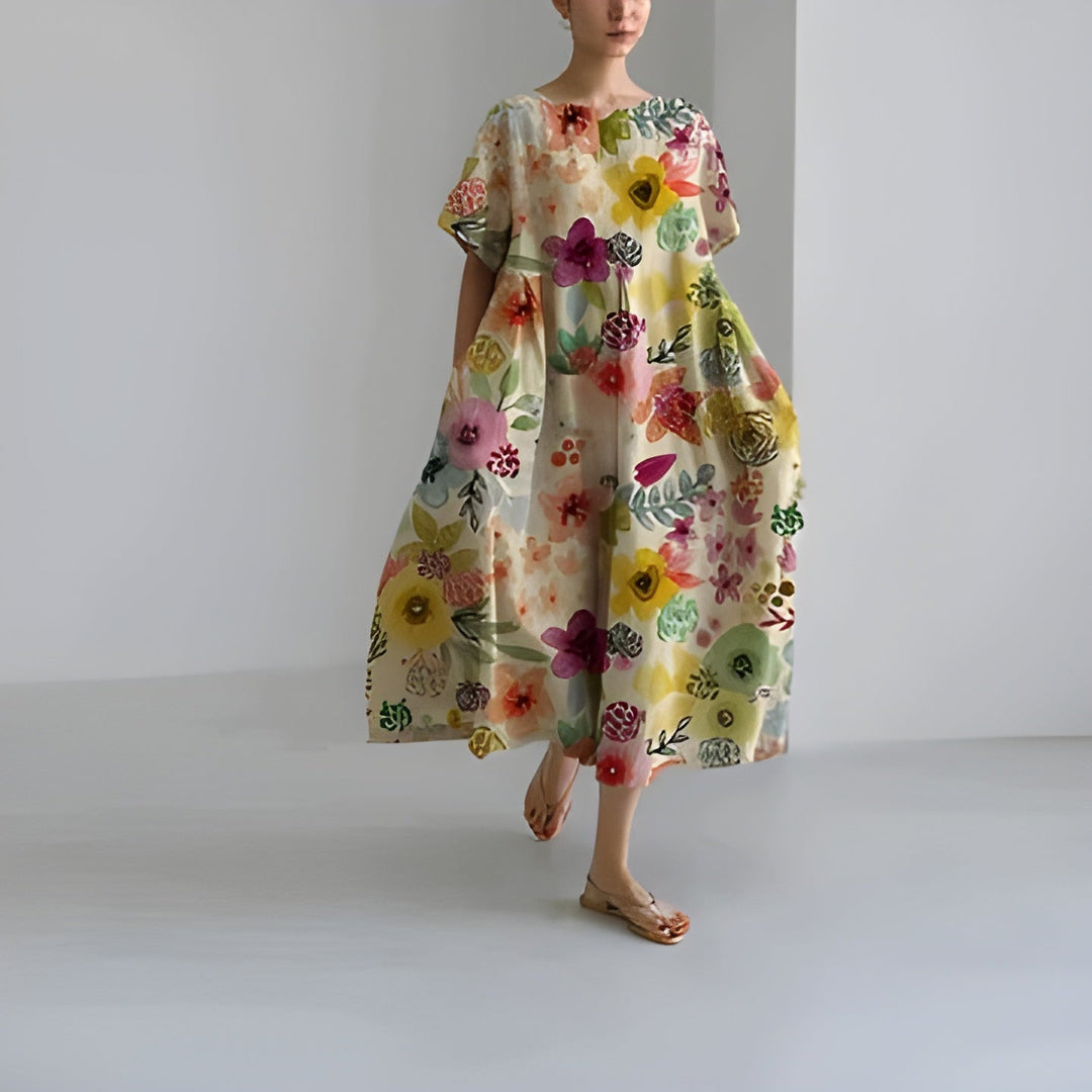 Zara™ | Elegant Floral Print Dress 6
