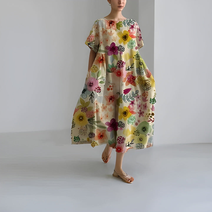 Zara™ | Elegant Floral Print Dress 6