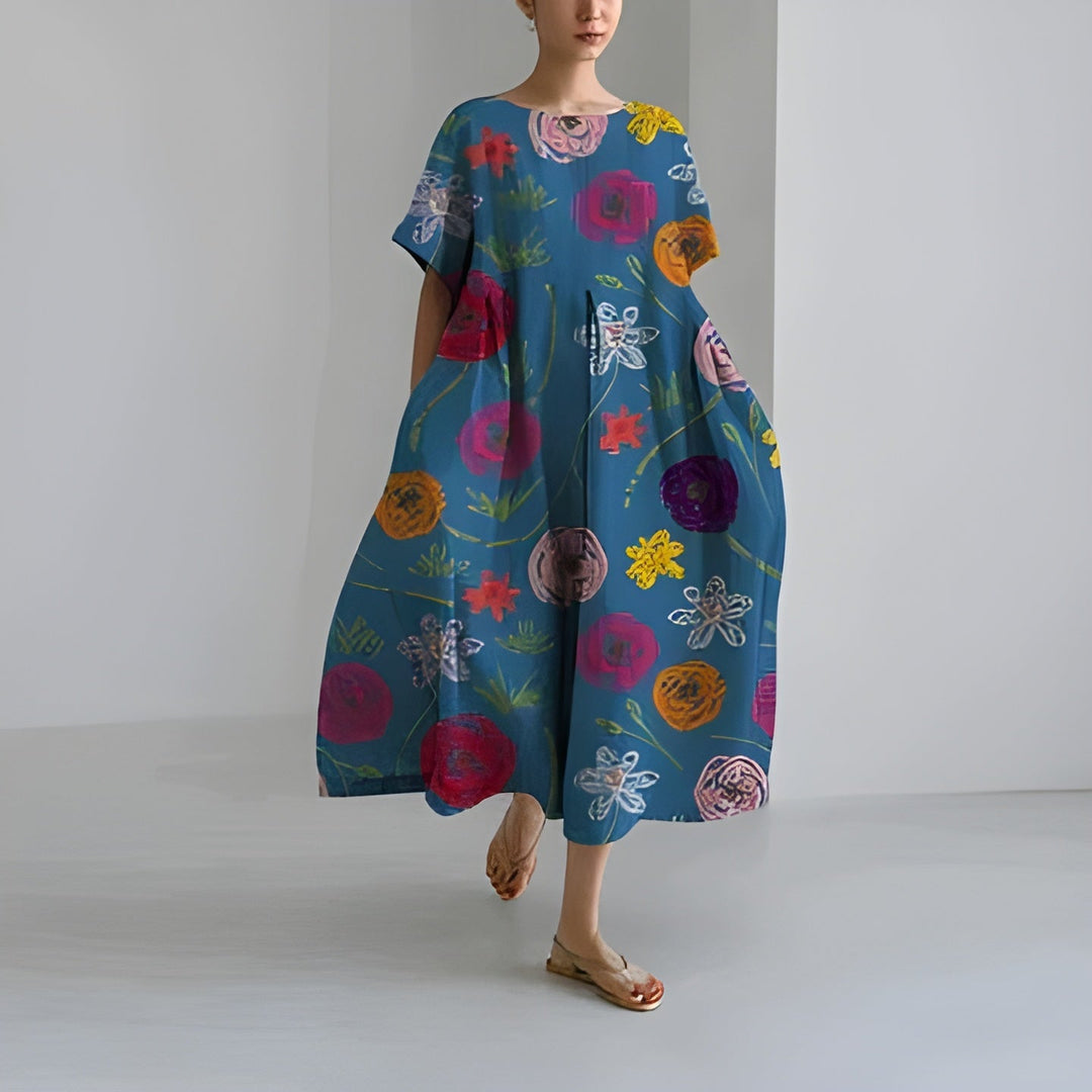 Zara™ | Elegant Floral Print Dress 8