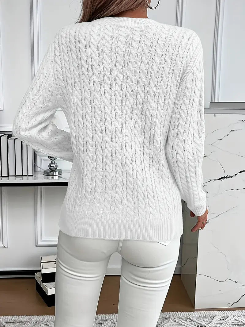 Baylor | Comfortable Cable Knit Jumper
