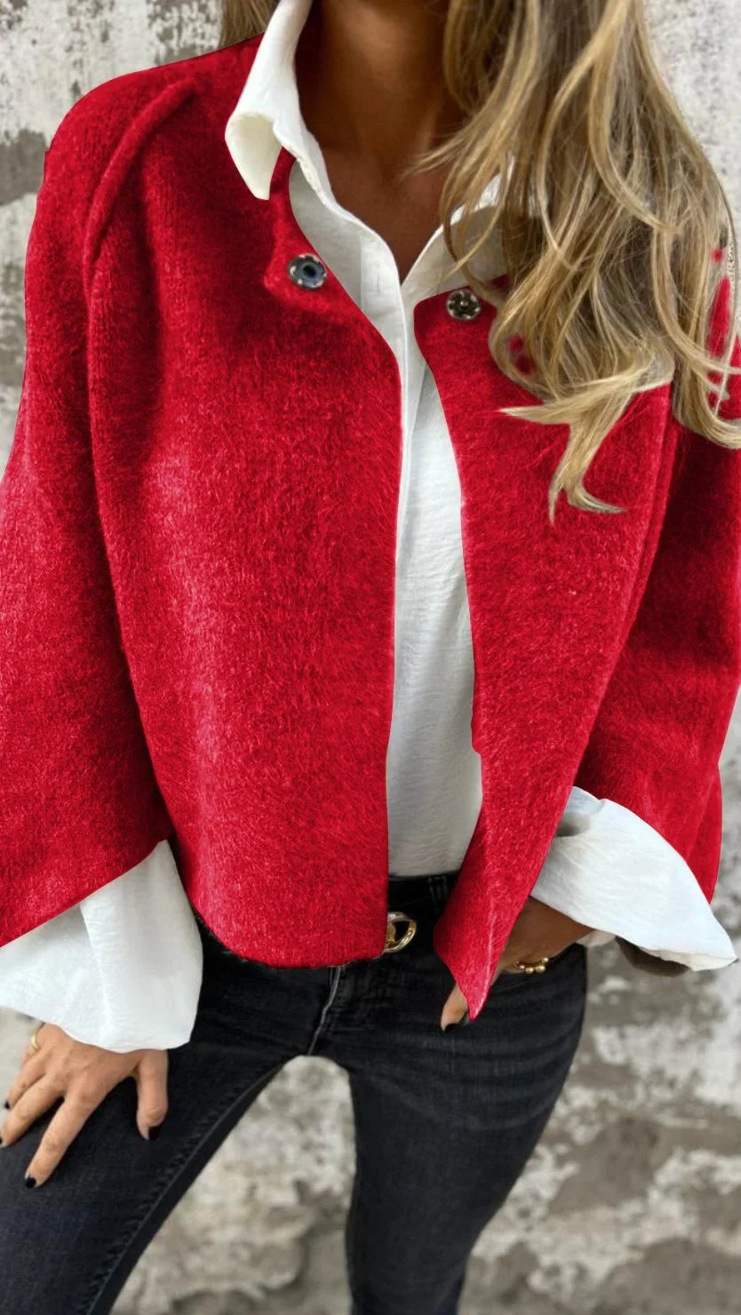 Cass | Round Neck Wool Coat